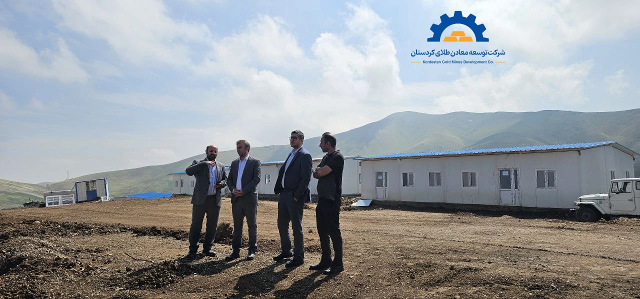 "Visiting of the Deputy Director of Human Capital and Financial and Economic Affairs of TASICO to the Saqqez Gold Extraction Plant Construction Project"